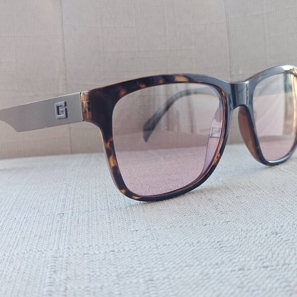 Guess Rectangular Sunglasses Gold Brown Tortoise Brown Gradient 6760 52Q main image 12